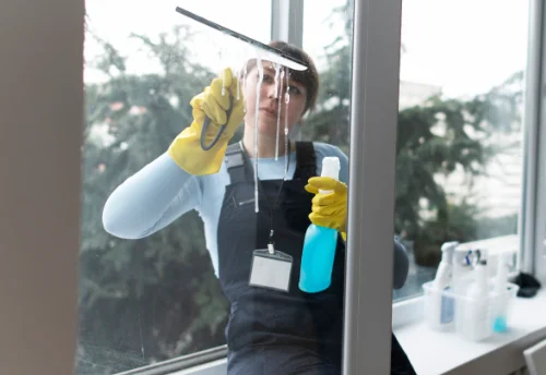 Nettoyage de vitres intérieures et extérieures à Pouzay